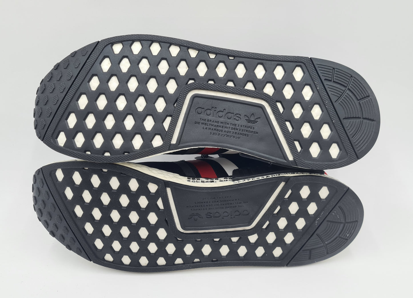 *LIKE NEW* 2019 Adidas X Atmos NMD R1 'Tricolor' Size UK 10.5 / EUR 45 1/3