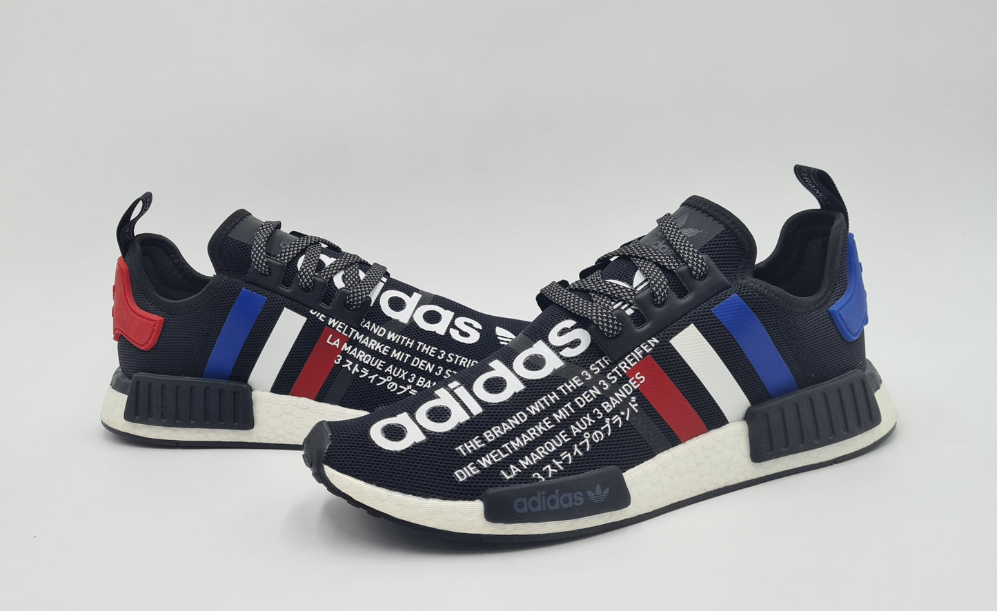 *WIE NEU* 2019 Adidas X Atmos NMD R1 'Tricolor' Gr. UK 10,5 / EUR 45 1/3
