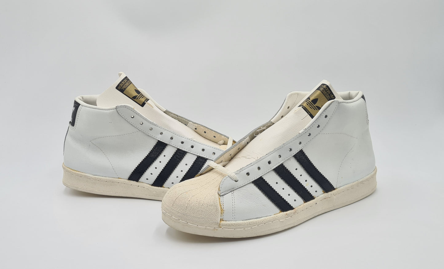 *NEU* Vintage 1970er Adidas Promodel Made in France UK 11.5 / EUR 46 2/3