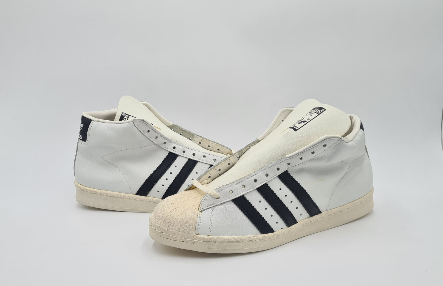 *NEU* Vintage 1970er Adidas Promodel Made in France UK 10.5 / EUR 45 1/3