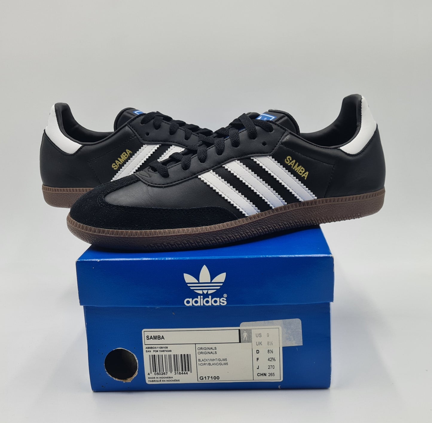 *BNIB* 2011 Adidas Samba Retro black UK 8.5 / EUR 42 2/3