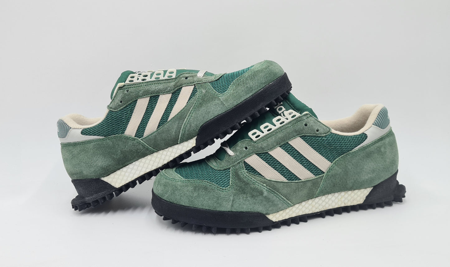 *NEW* Vintage 1993 Adidas Marathon TR 2 Green UK 9.5 / EUR 44