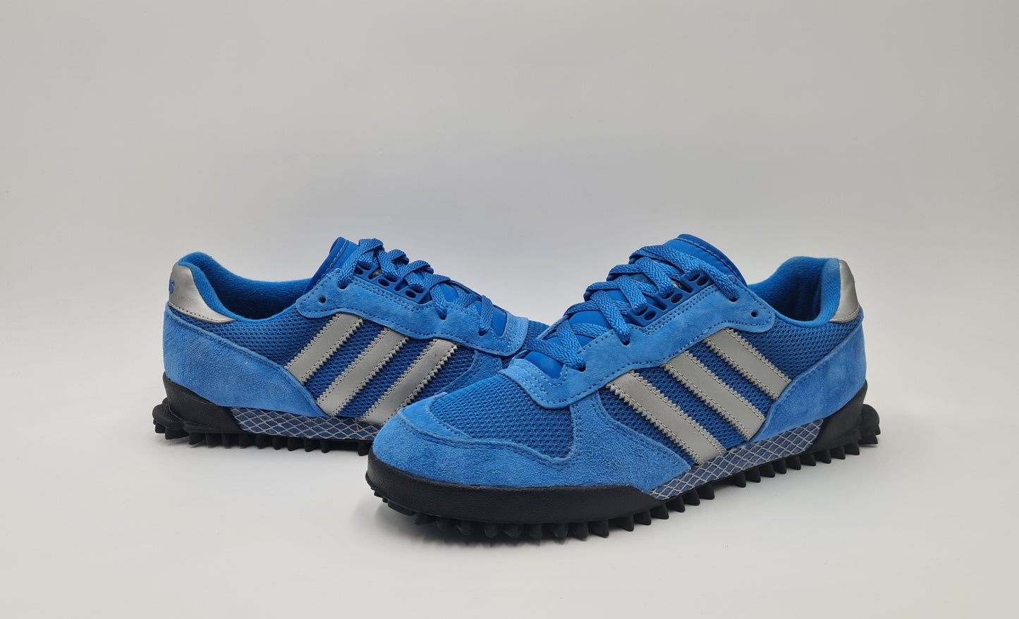 *WIE NEU* 2011 Adidas Marathon TR Blau UK 8,5 / EUR 42 2/3