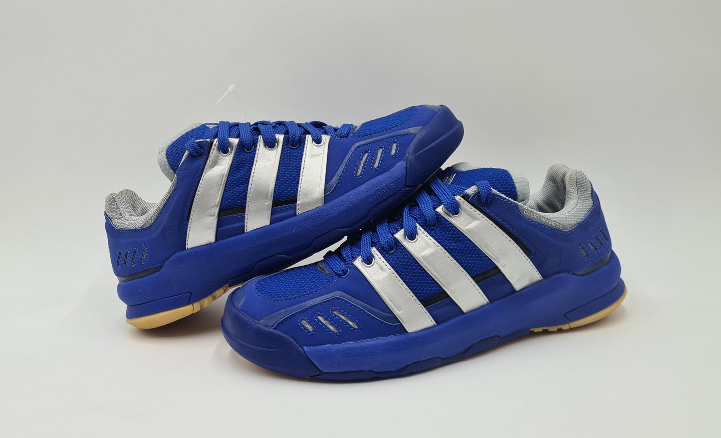 *NEU* 2006 Adidas Court Magnetic Blau Indoor UK 9,5 / EUR 44
