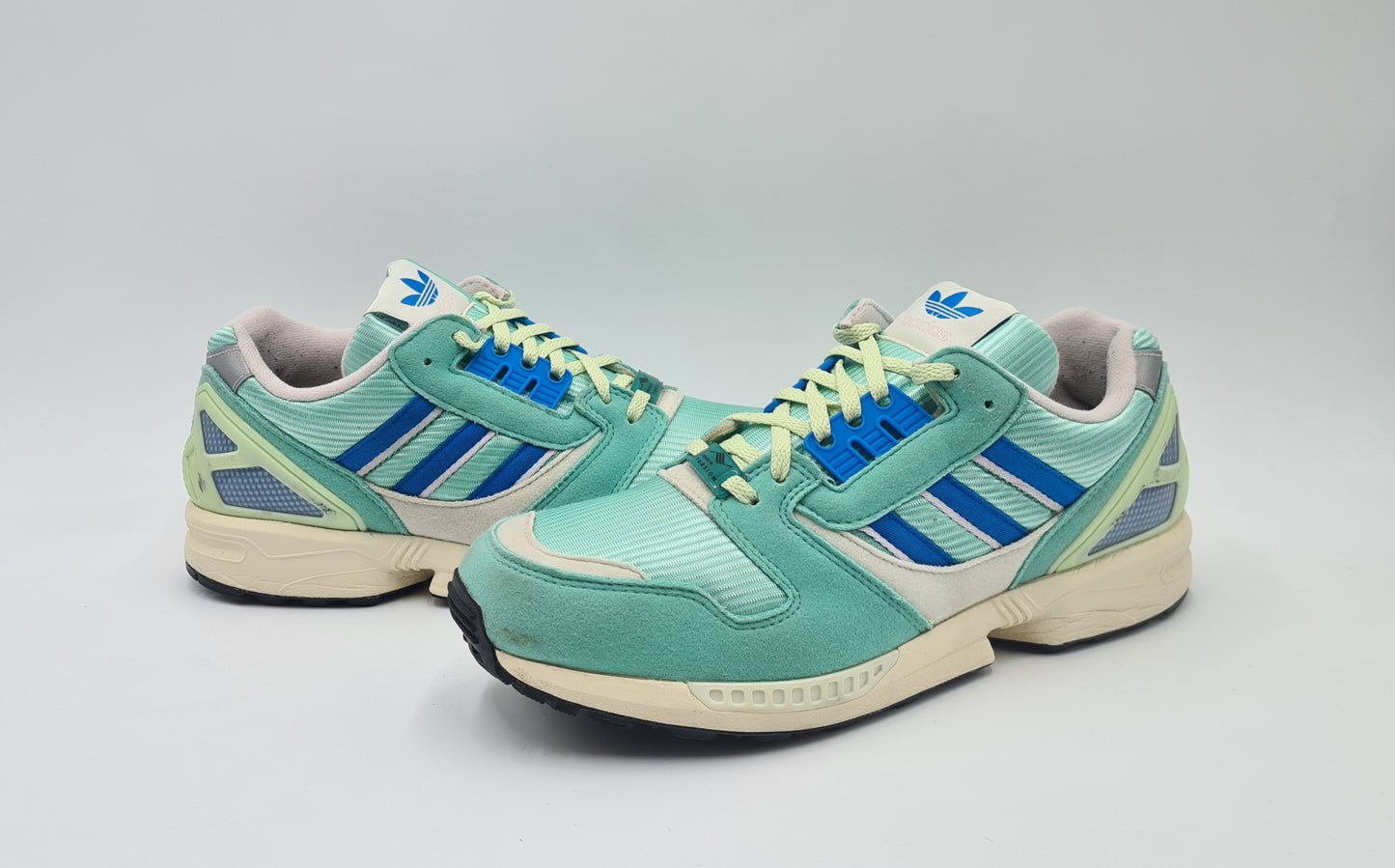 *Guter Zustand* 2021 Adidas ZX 8000 'Almost Lime' Gr. UK 9,5 / EUR 44