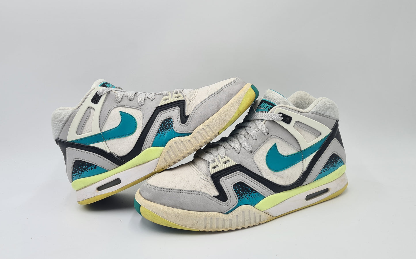 2014 Nike Air Tech Challenge II 'Turbo Green' Agassi UK 8.5 / EUR 43