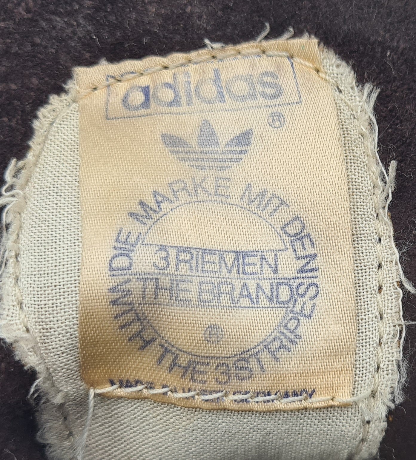 Vintage 1980s Adidas Amsterdam Made in West Germany UK 8 / EUR 42