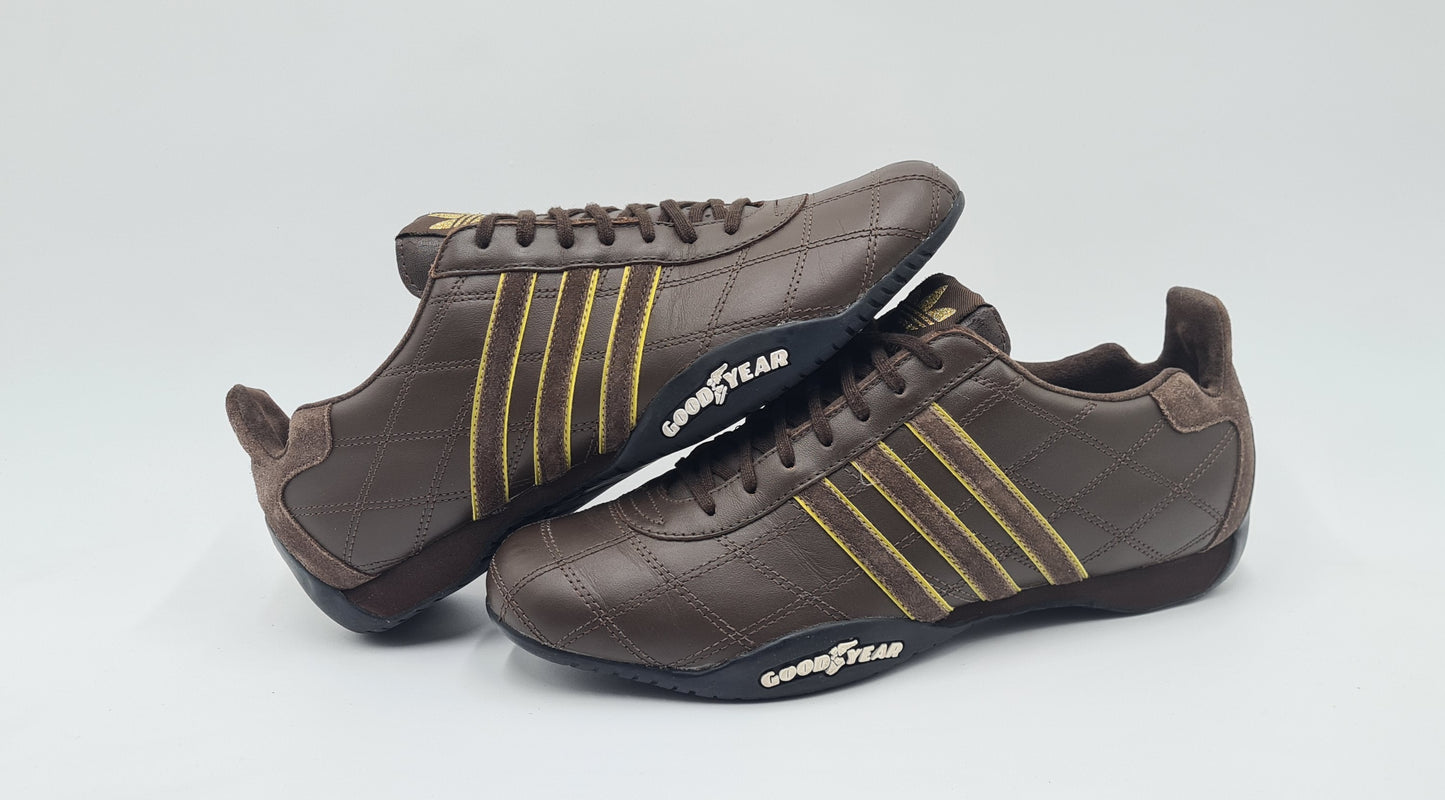 *LIKE NEW* 2004 Adidas Adi Racer Low Good Year Brown UK 8 / EUR 42