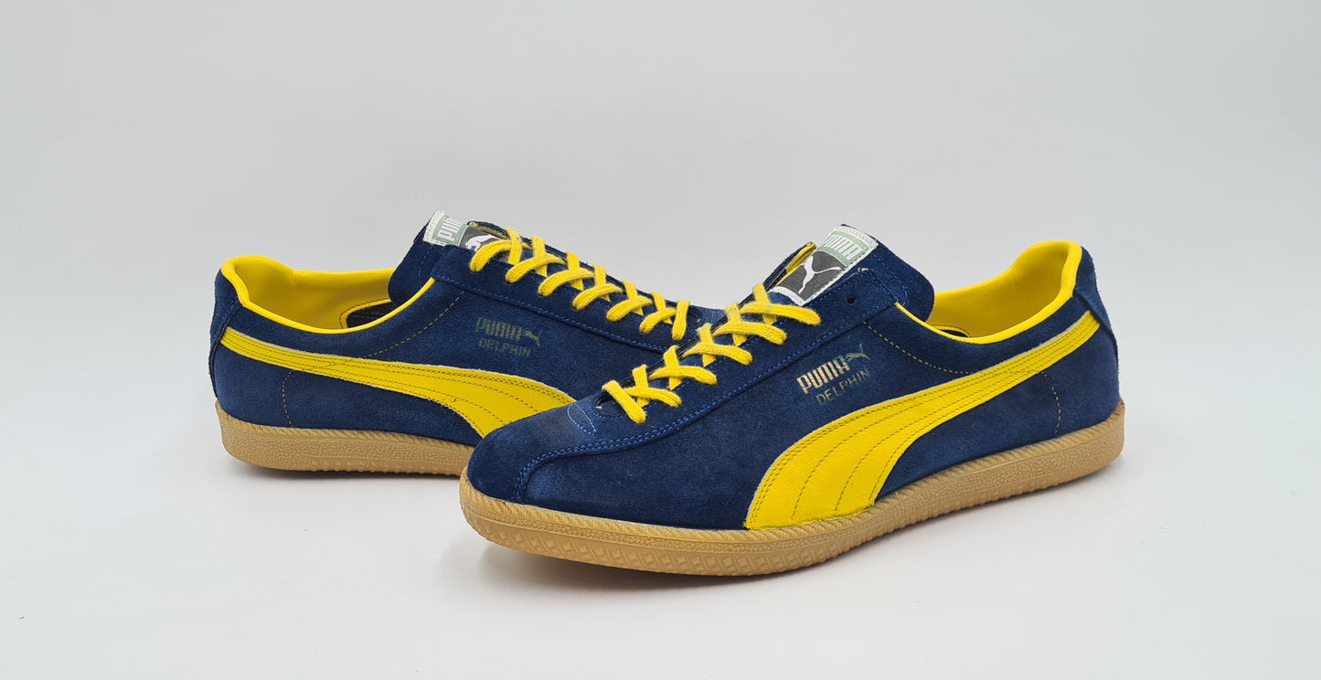 *WIE NEU* Vintage 1980er Puma Delphin West Germany UK 8 / EUR 43
