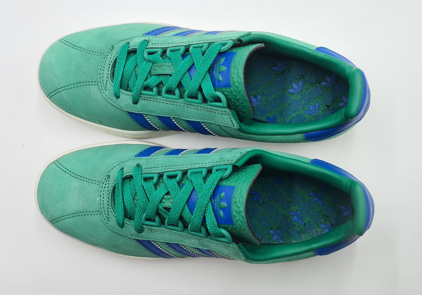 *Good condition* 2019 Adidas Trimm Trab Retro Green UK 7.5 / EUR 41 1/3