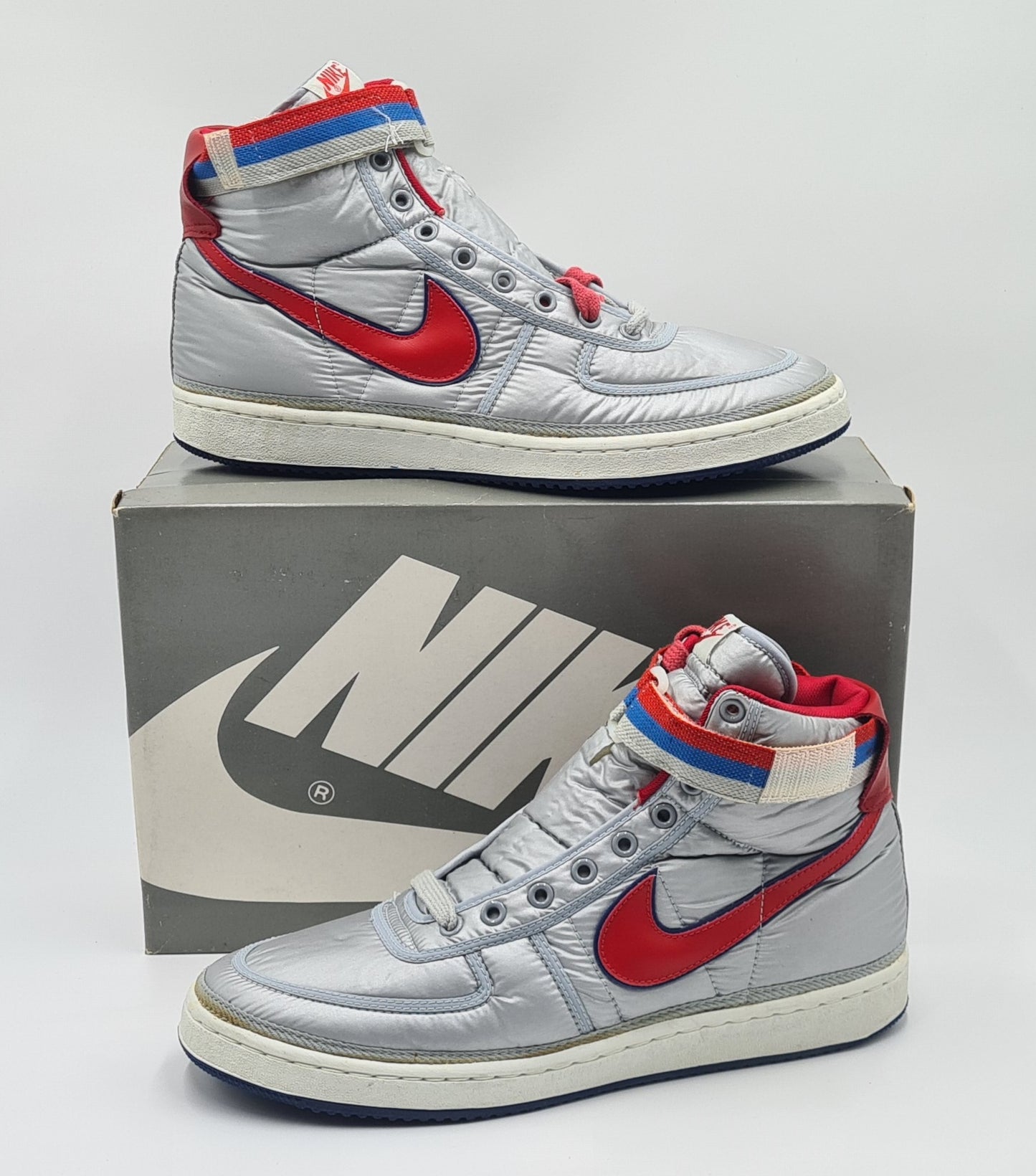 *NEU* Vintage 1985 Nike Air Vandal Supreme silber UK 11 / EUR 46