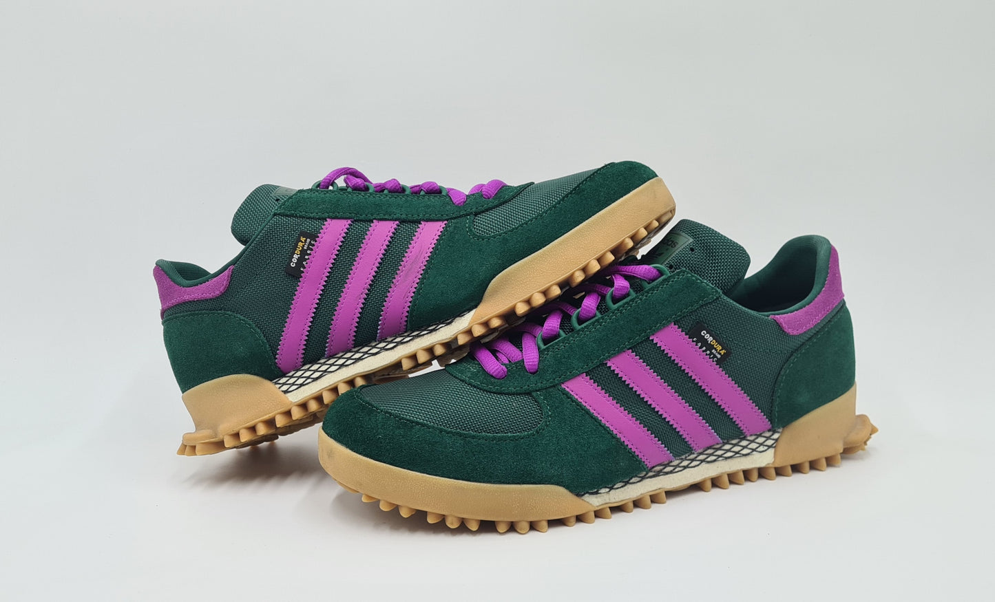 *TOP* 2023 Adidas Marathon TR Cordura Green / Purple UK 10 / EUR 44 2/3