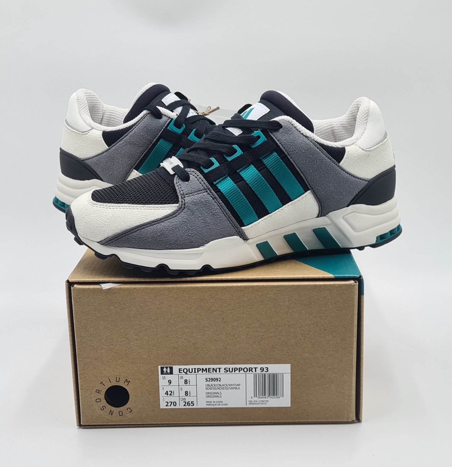 *NEW* 2021 Adidas Equipment Support 93 UK 8.5 / EUR 42 2/3