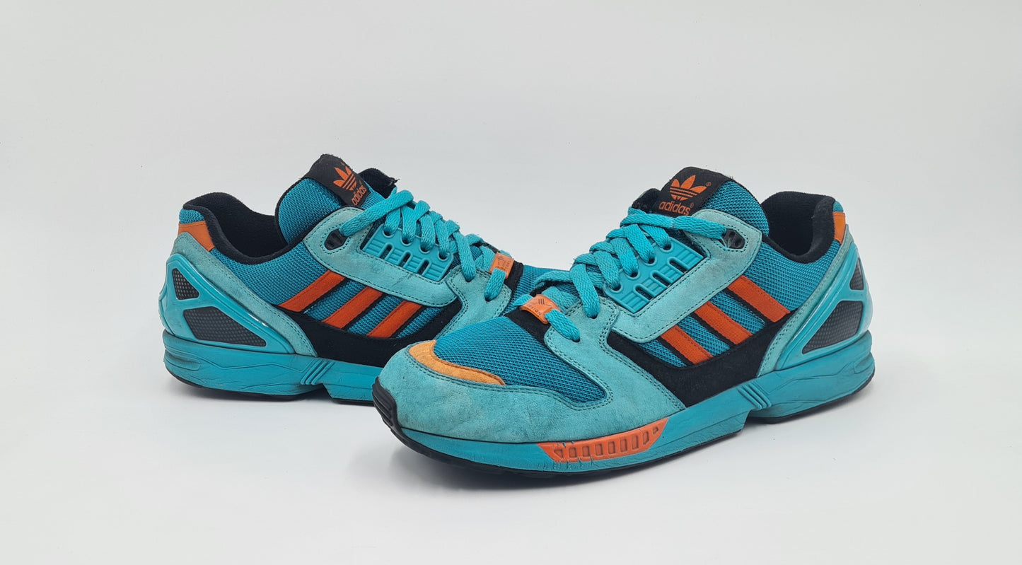 2012 Adidas ZX 8000 blau-rot | G61226 | UK 11,5 / EUR 46 2/3
