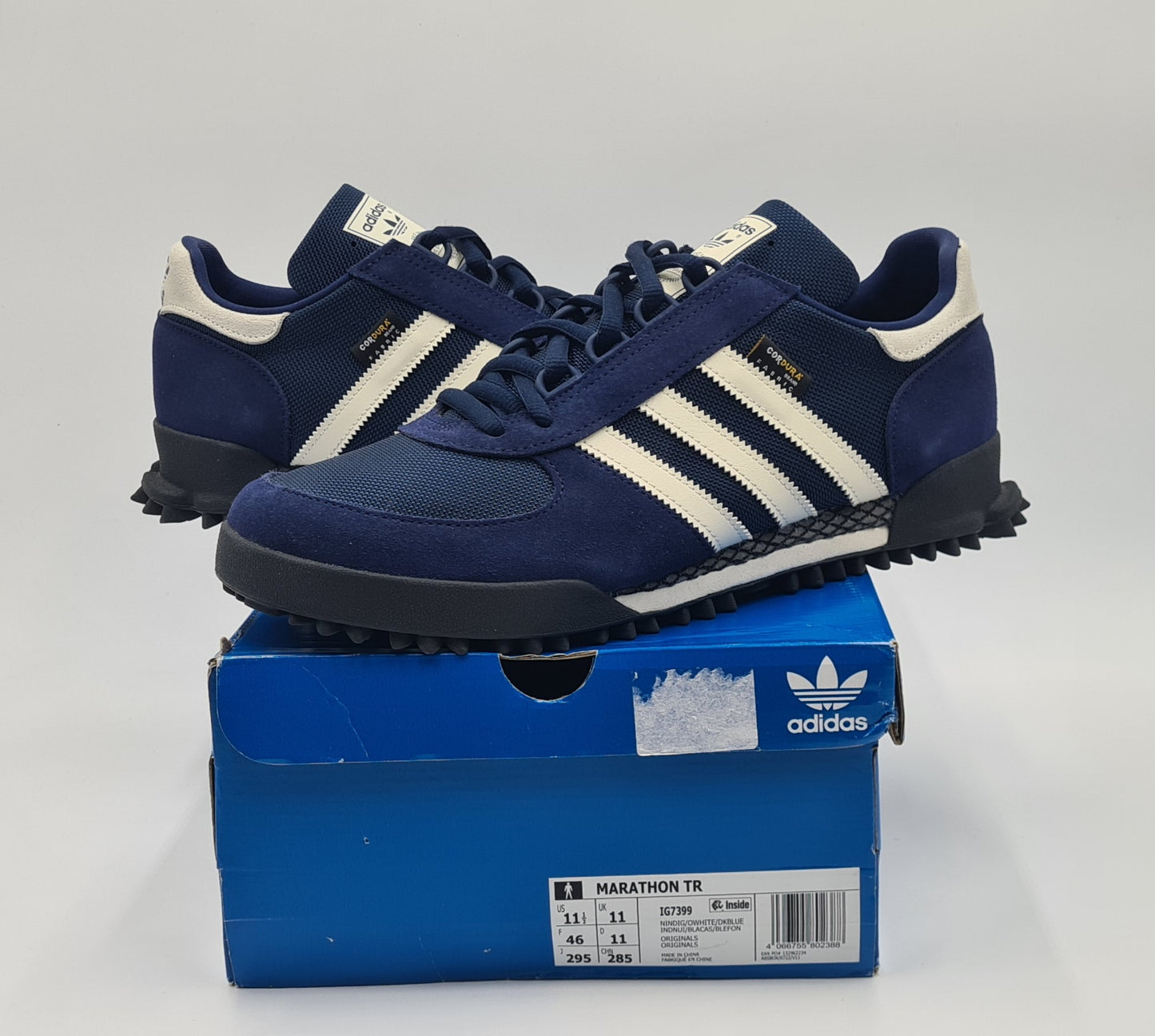 *VGC* 2023 Adidas Marathon TR Cordura Blue UK 11 / EUR 46