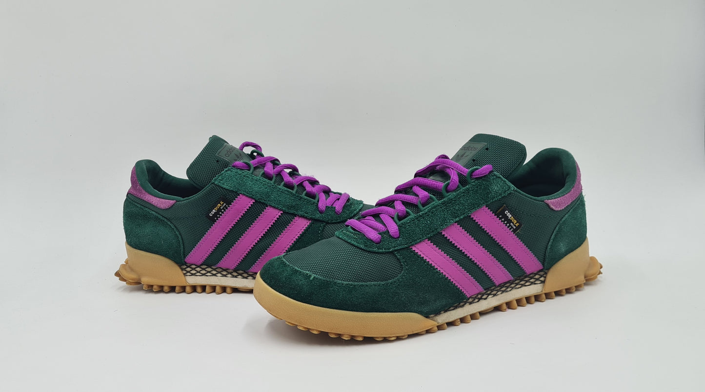 2023 Adidas Marathon TR Cordura Grün / Lila UK 9 / EUR 43 1/3