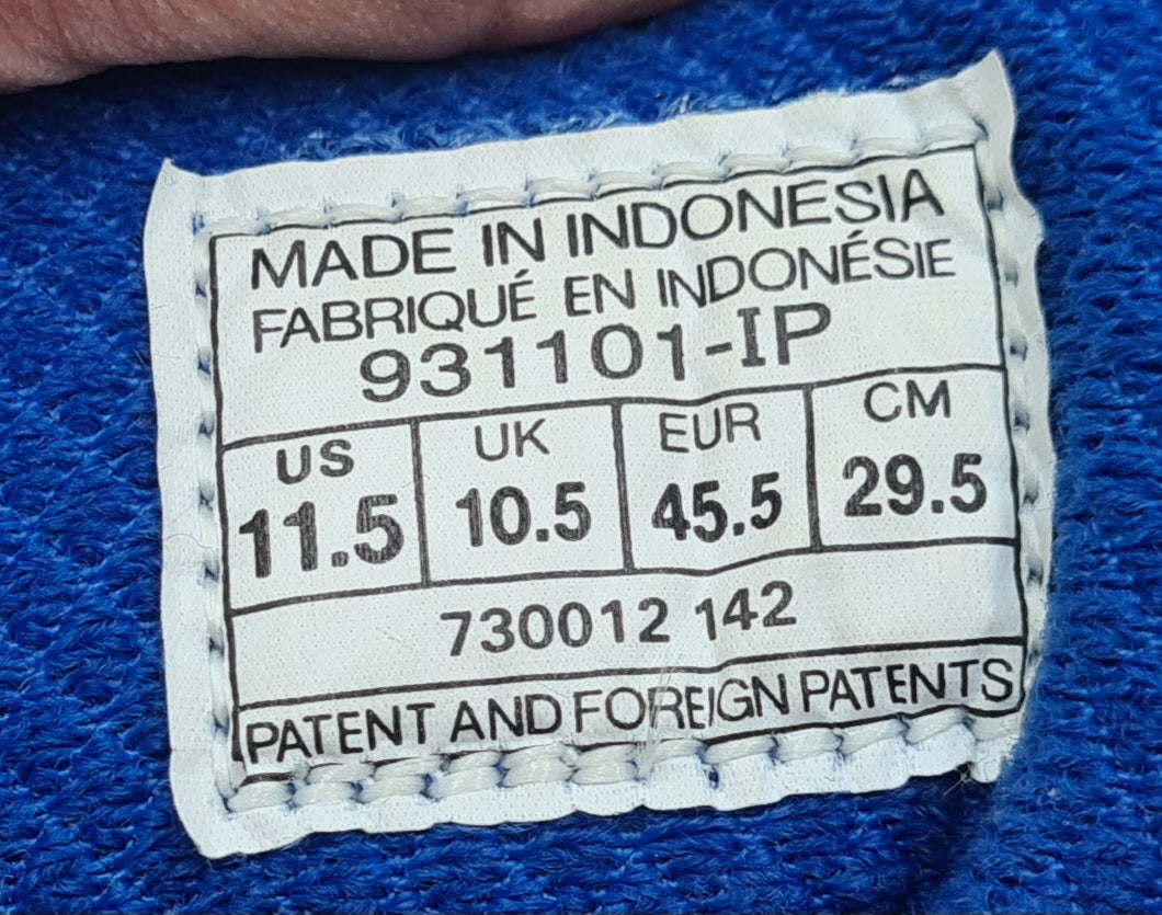 *NEW* Vintage 1993 Nike Air Extreme Force 3/4 UK 10.5 / EUR 45.5