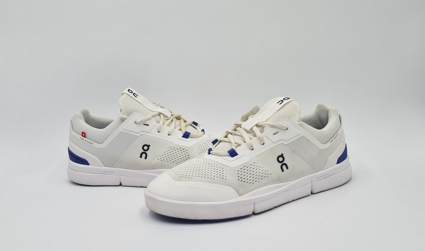 *GUTER ZUSTAND* On Running The Roger Advantage Weiß Gr. UK 8,5 / EUR 42,5