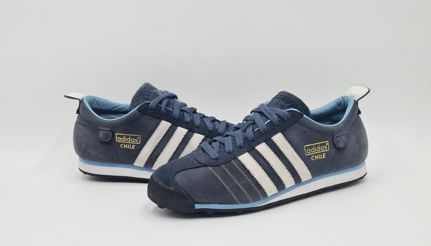 *TOP* Vintage 2006 Adidas Chile 62 Blau UK 9,5 / EUR 44