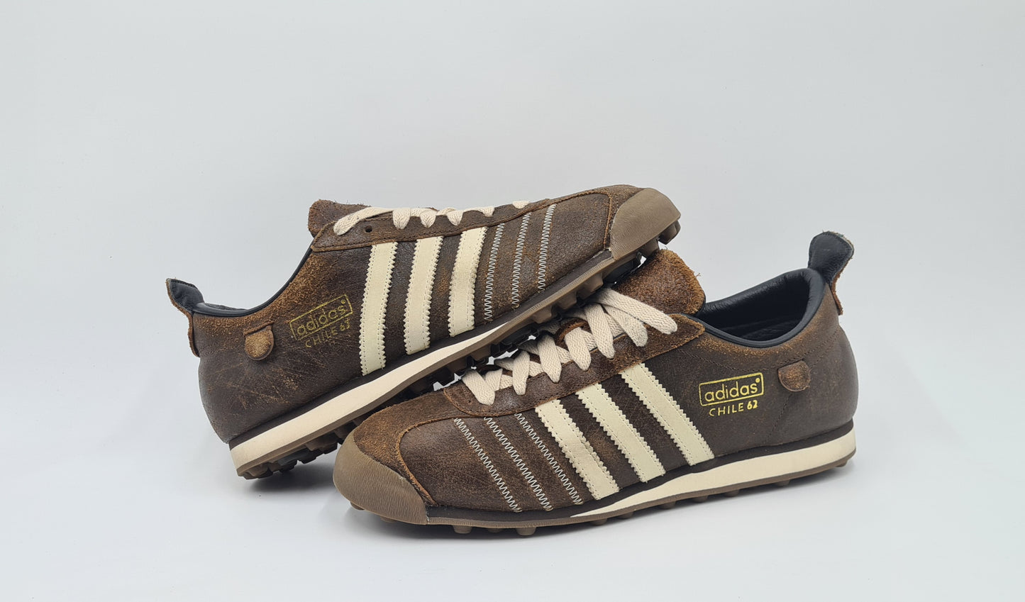 *TOP Vintage 2011 Adidas Chile 62 Brown UK 9.5 / EUR 44