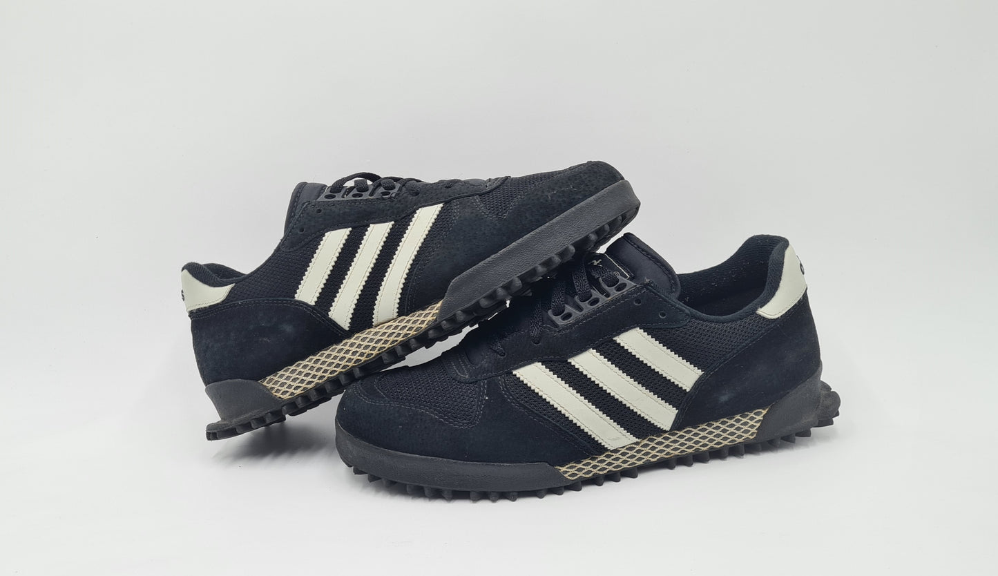 *VGC* 1997 Adidas Marathon TR Black UK 9 / EUR 43 1/3