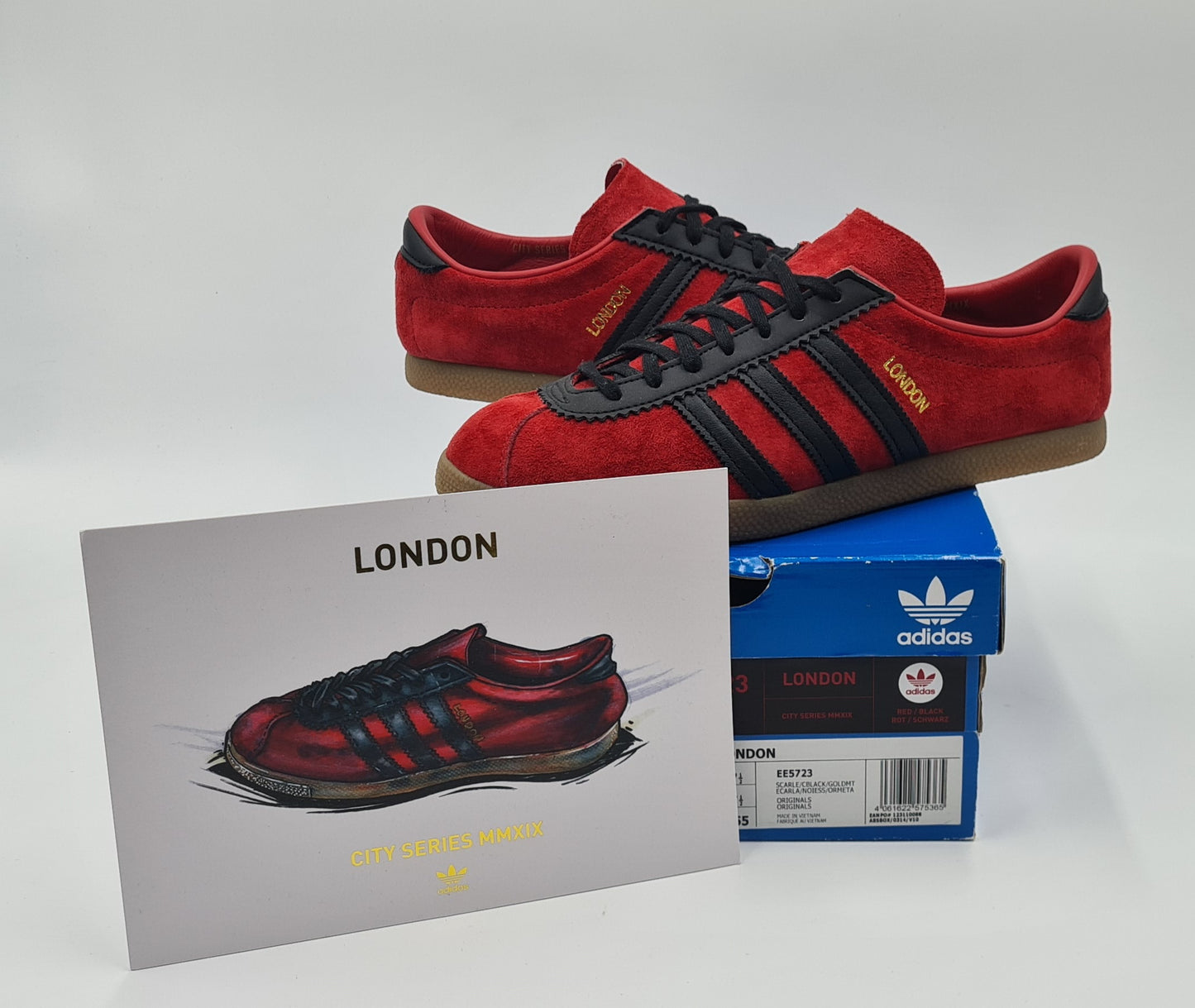 *NEU* 2019 Adidas London City Series Retro Gr. UK 7,5 / EUR 41 1/3