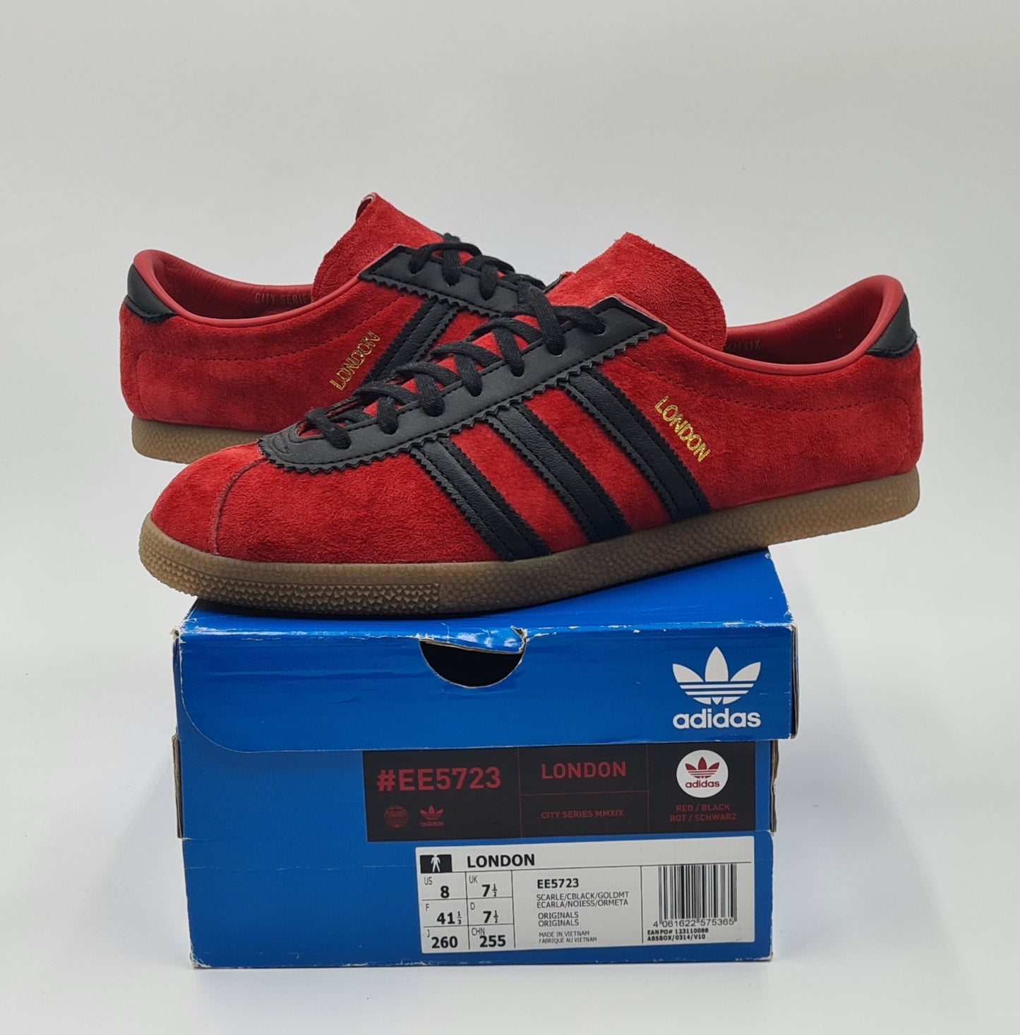 *NEW* 2019 Adidas London City Series Retro UK 7.5 / EUR 41 1/3