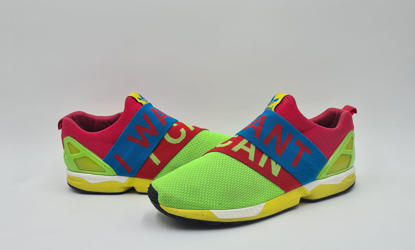 2015 Adidas ZX Flux Slip On 'Solar Green' UK 9,5 / EUR 44