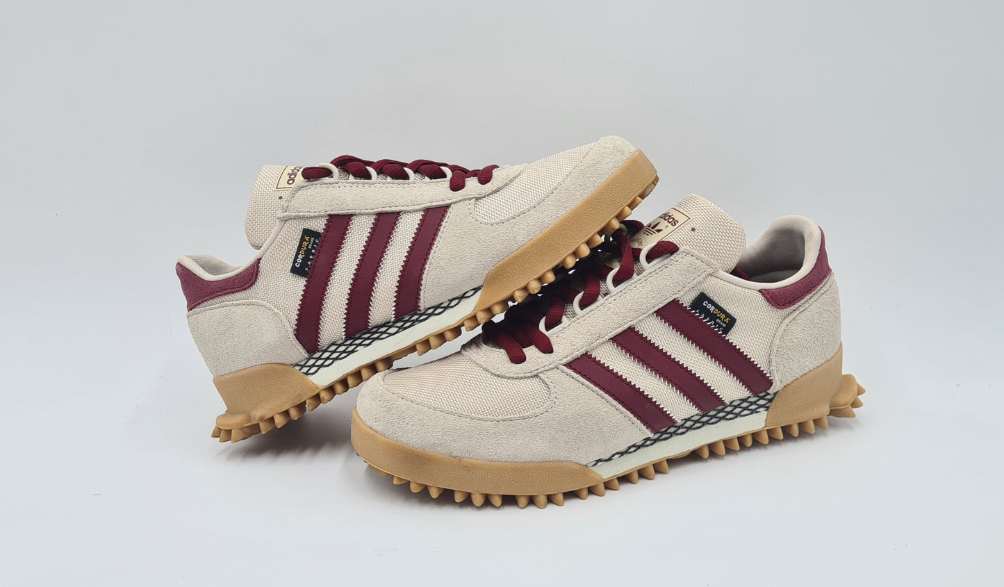 *VGC* 2023 Adidas Marathon TR Cordura Beige / Red UK 6.5 / EUR 40