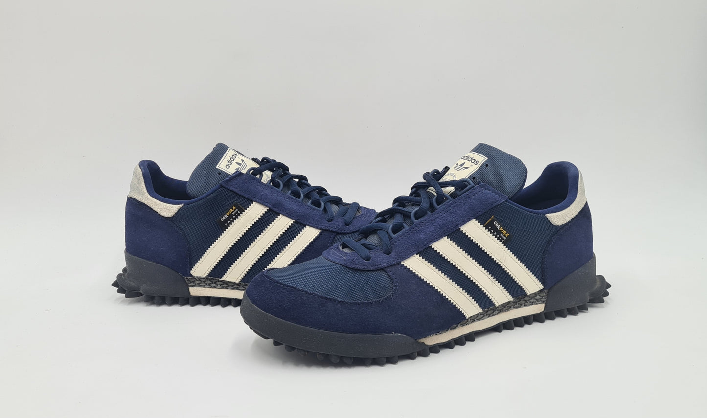*GUTER ZUSTAND* 2023 Adidas Marathon TR Cordura Blau UK 10,5 / EUR 45 1/3