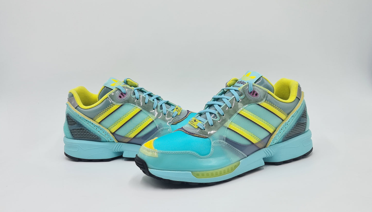 *NEU* 2020 Adidas ZX 6000 'Inside Out' XZ 0006 Aqua Gr. UK 9,5 / EUR 44