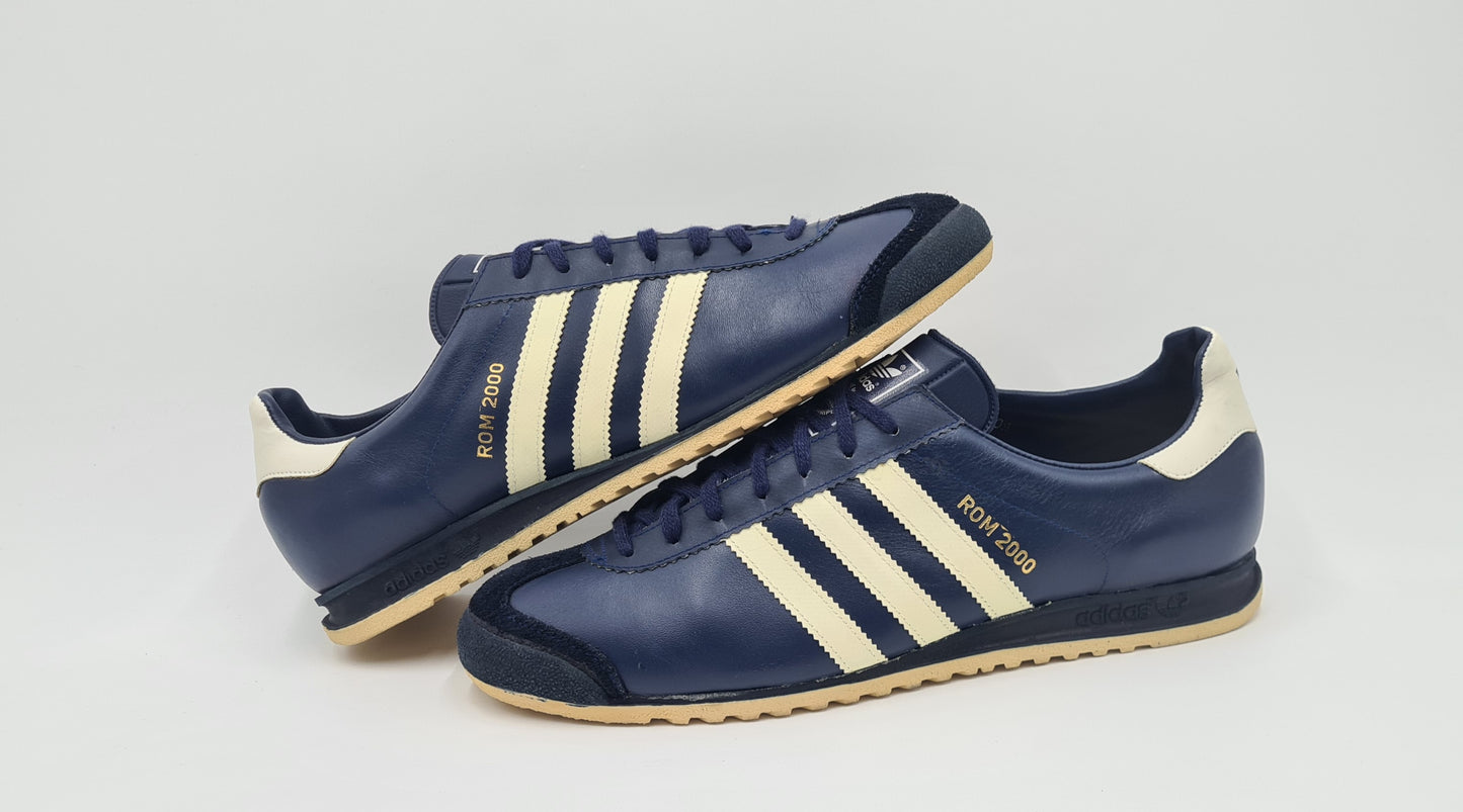 *WIE NEU* Vintage 1980er Adidas Rom 2000 UK 10,5 / EUR 45 1/3