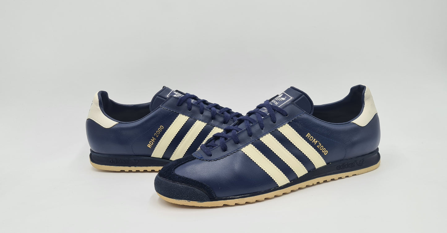 *WIE NEU* Vintage 1980er Adidas Rom 2000 UK 10,5 / EUR 45 1/3