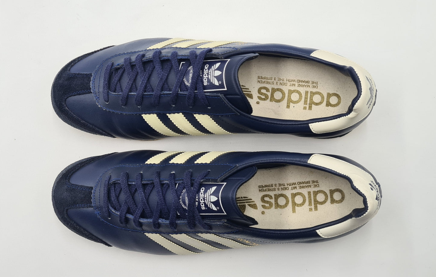 *WIE NEU* Vintage 1980er Adidas Rom 2000 UK 10,5 / EUR 45 1/3