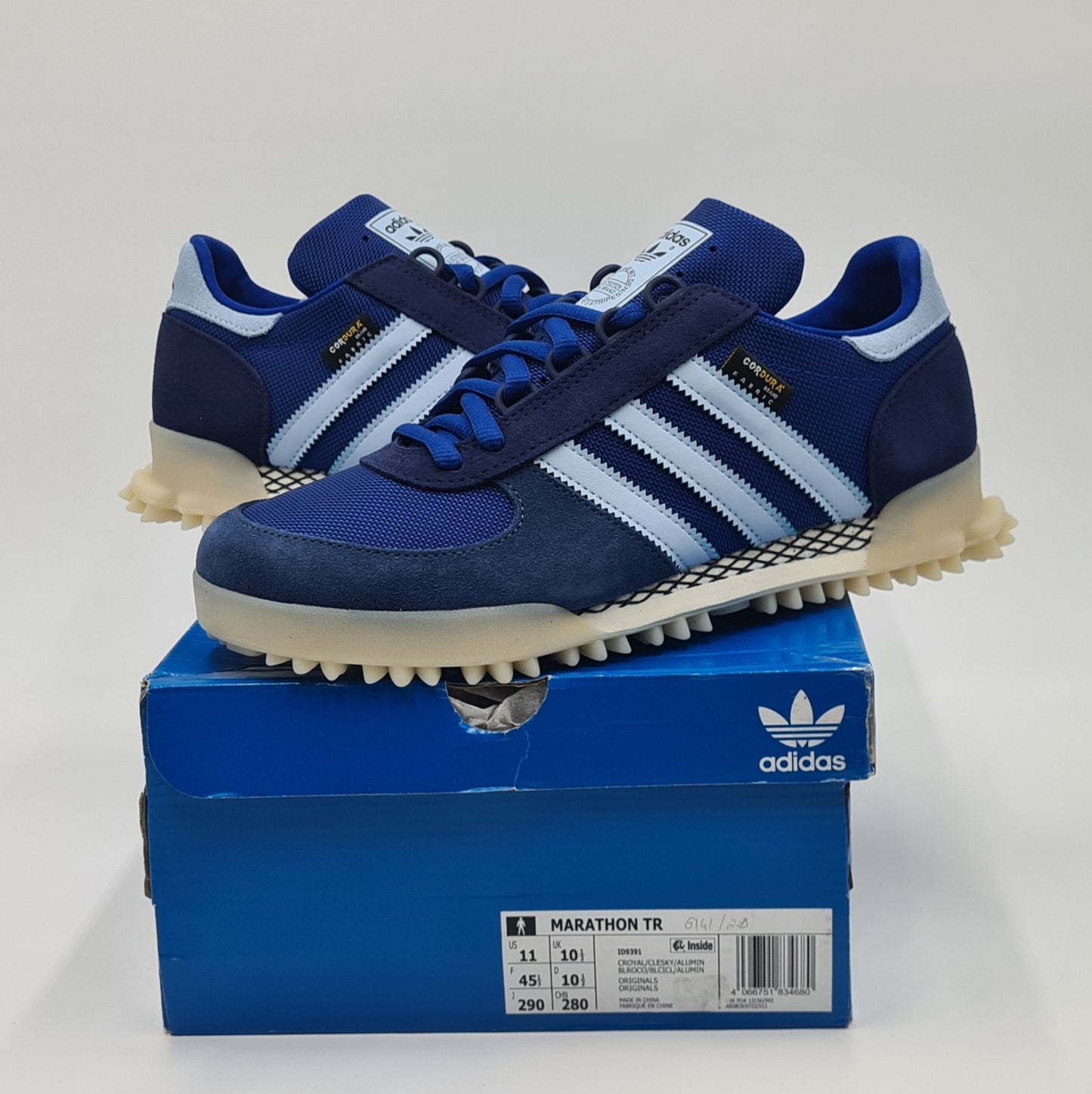 *NEU* 2022 Adidas Marathon TR Cordura Blau UK 10,5 / EUR 45 1/3