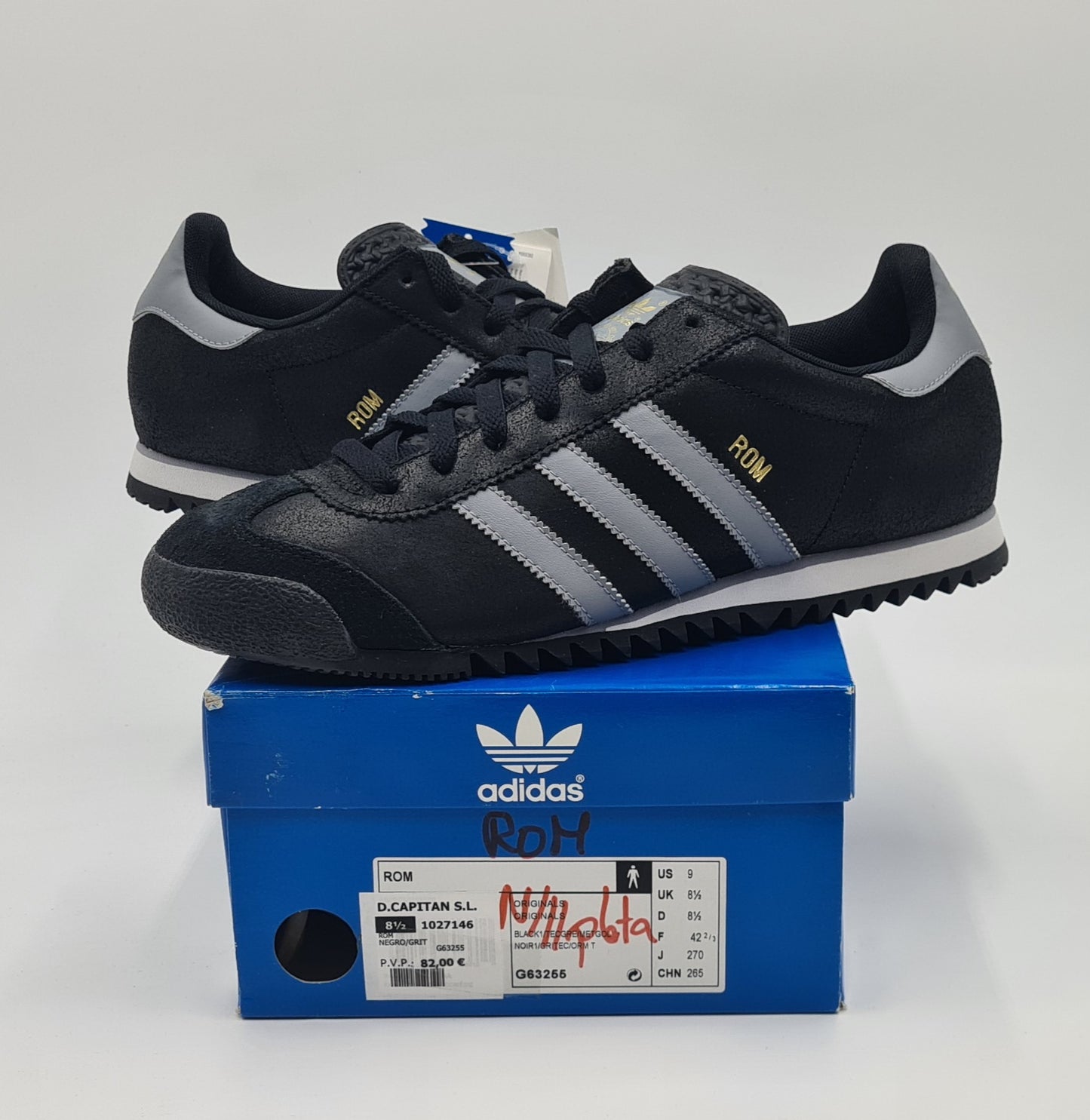 *NEW* 2012 Adidas Rome Retro UK 8.5 / EUR 42 2/3