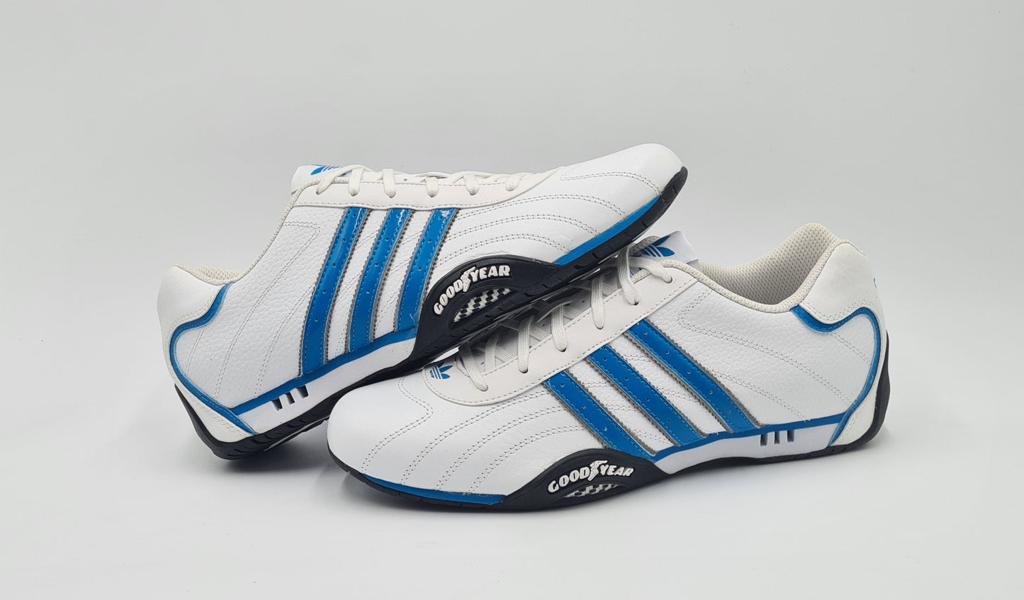 *NEW* 2014 Adidas Adi Racer Low M Good Year White Blue Size UK 9 / EUR 43 1/3