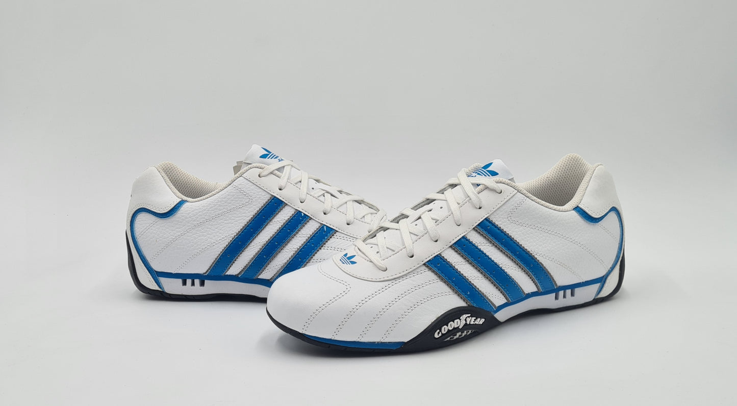 *NEW* 2014 Adidas Adi Racer Low M Good Year White Blue Size UK 9 / EUR 43 1/3