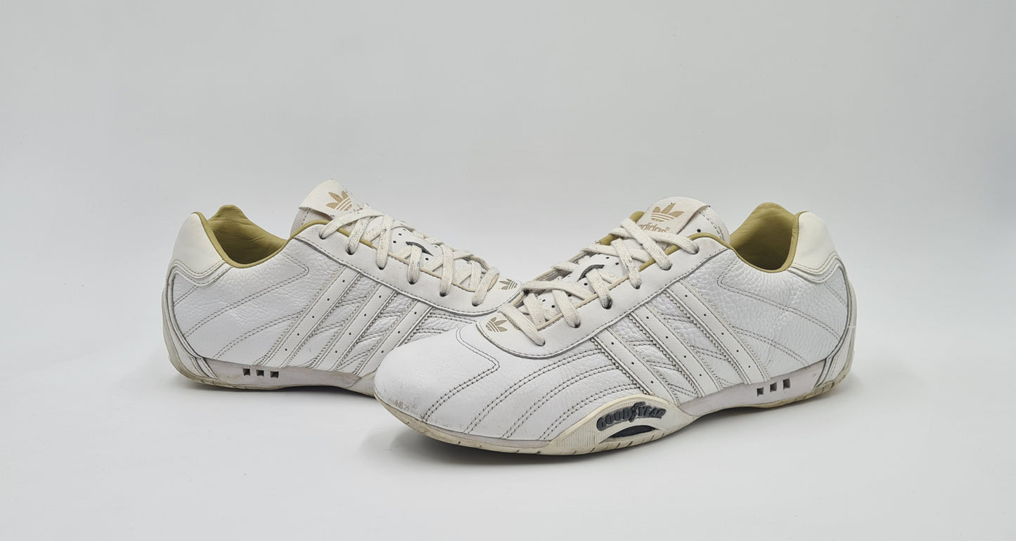 *Ordentlicher Zustand* 2012 Adidas Adi Racer Low Good Year Weiß Gr. UK 9 / EUR 43 1/3