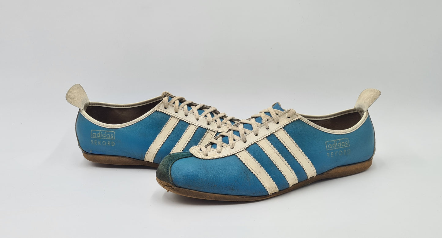 Vintage 1960er Adidas Rekord Western Germany UK 9 / EUR 43 1/3