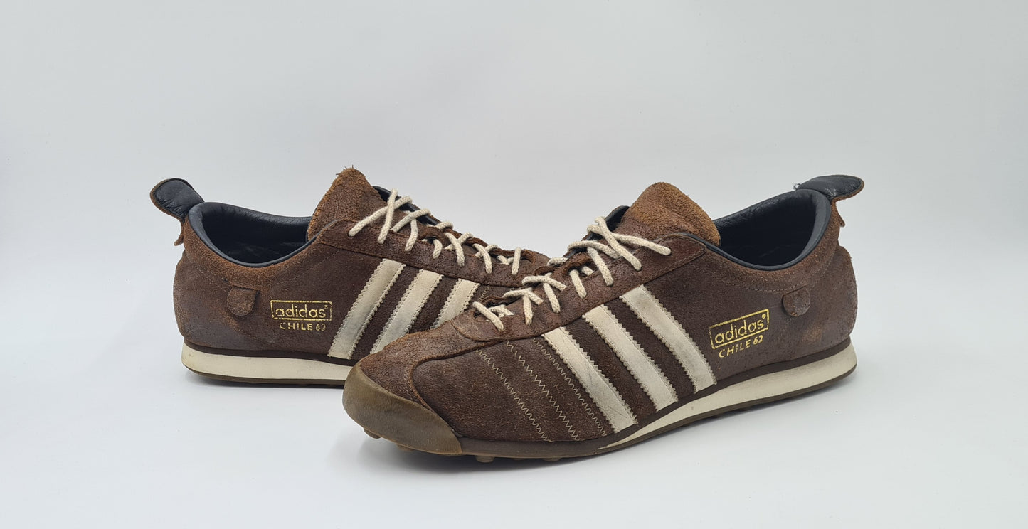Vintage 2004 Adidas Chile 62 Braun UK 11,5 / EUR 46 2/3