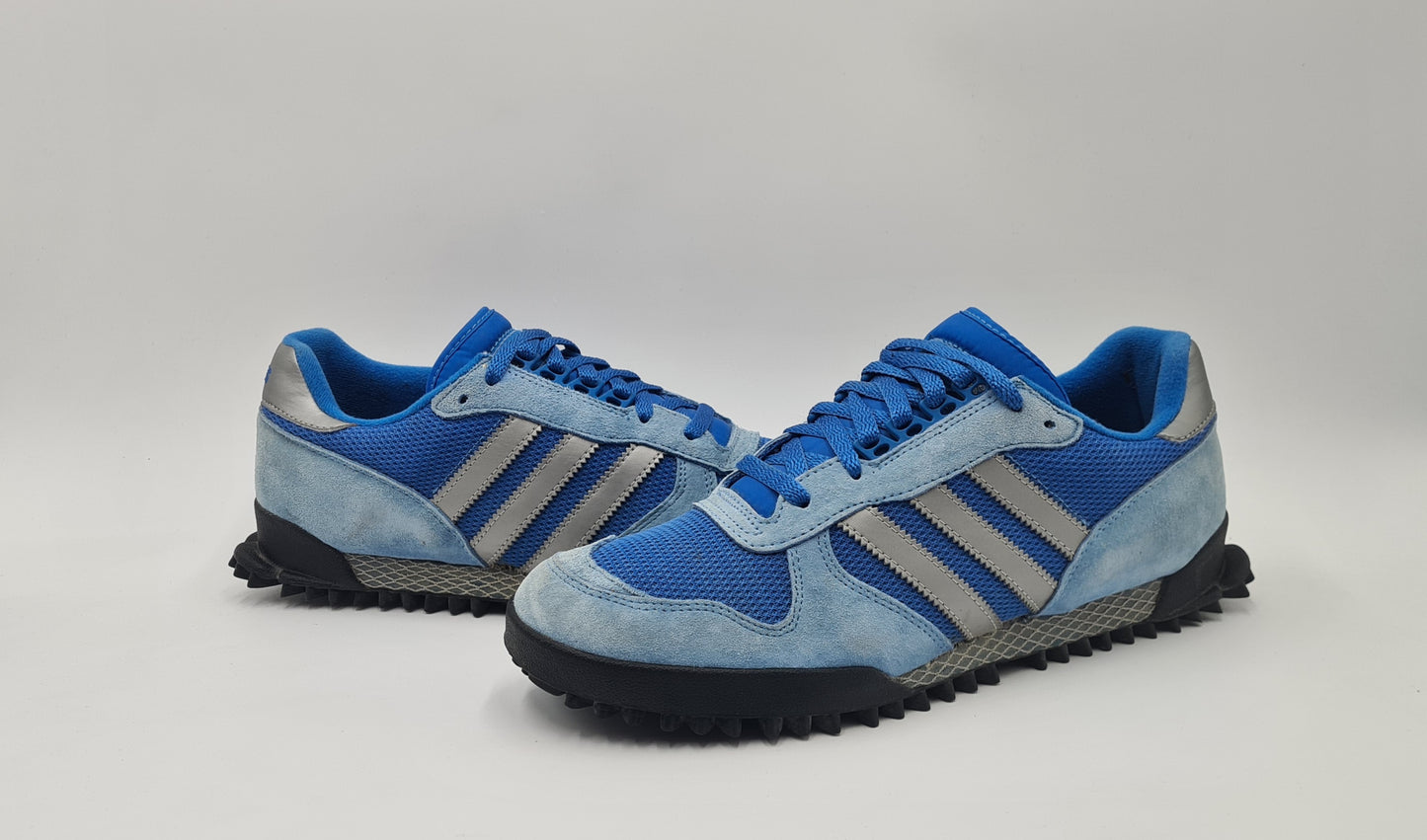 *TOP* 2010 Adidas Marathon TR Retro Blau UK 11,5 / EUR 46 2/3