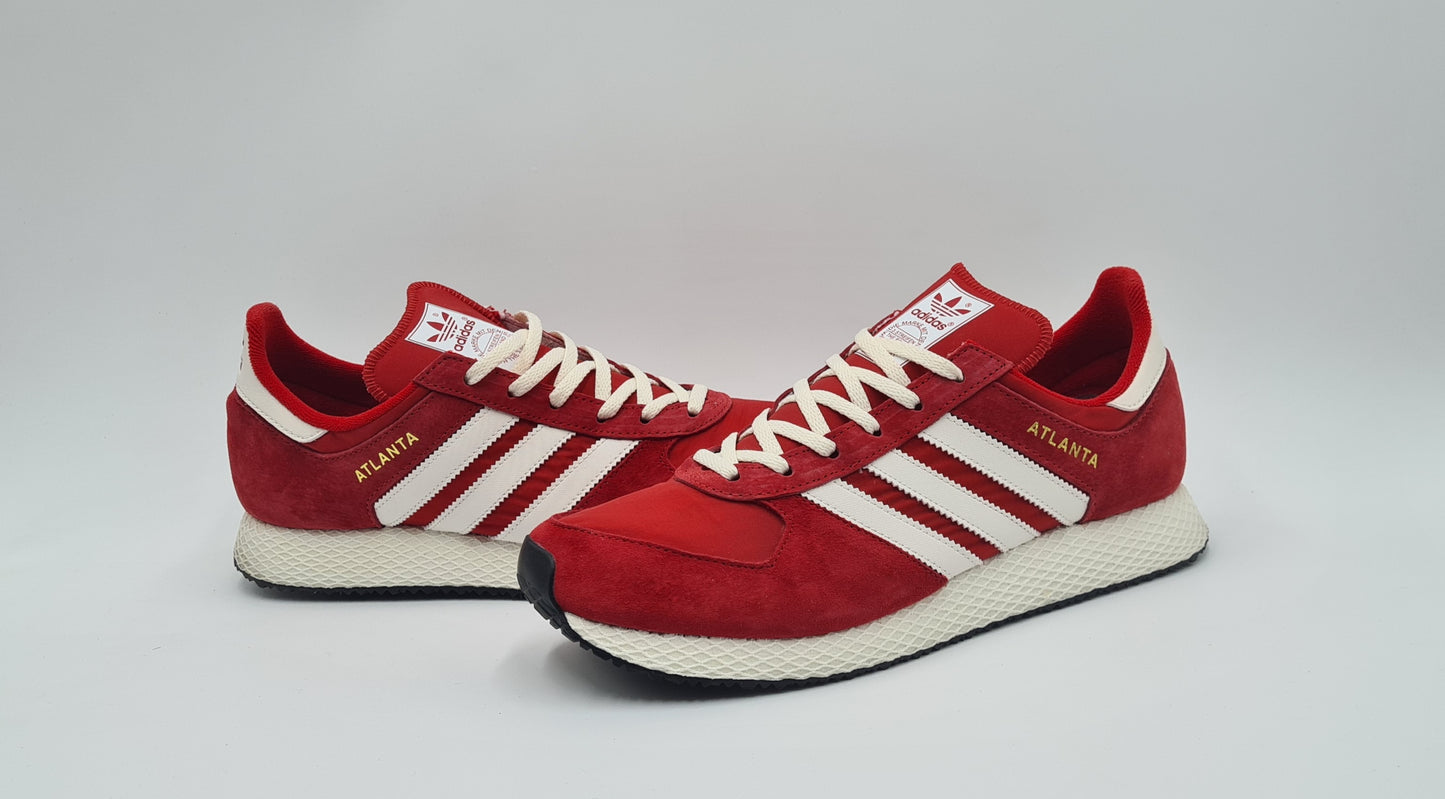 *WIE NEU* 2016 Adidas Atlanta Spzl 'Scarlet' Gr. UK 9 / EUR 43 1/3