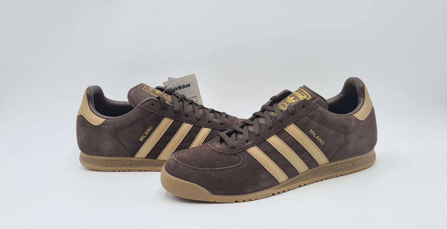 *NEU* 2016 Adidas Milano Retro Braun Gr. UK 10 / EUR 44 2/3