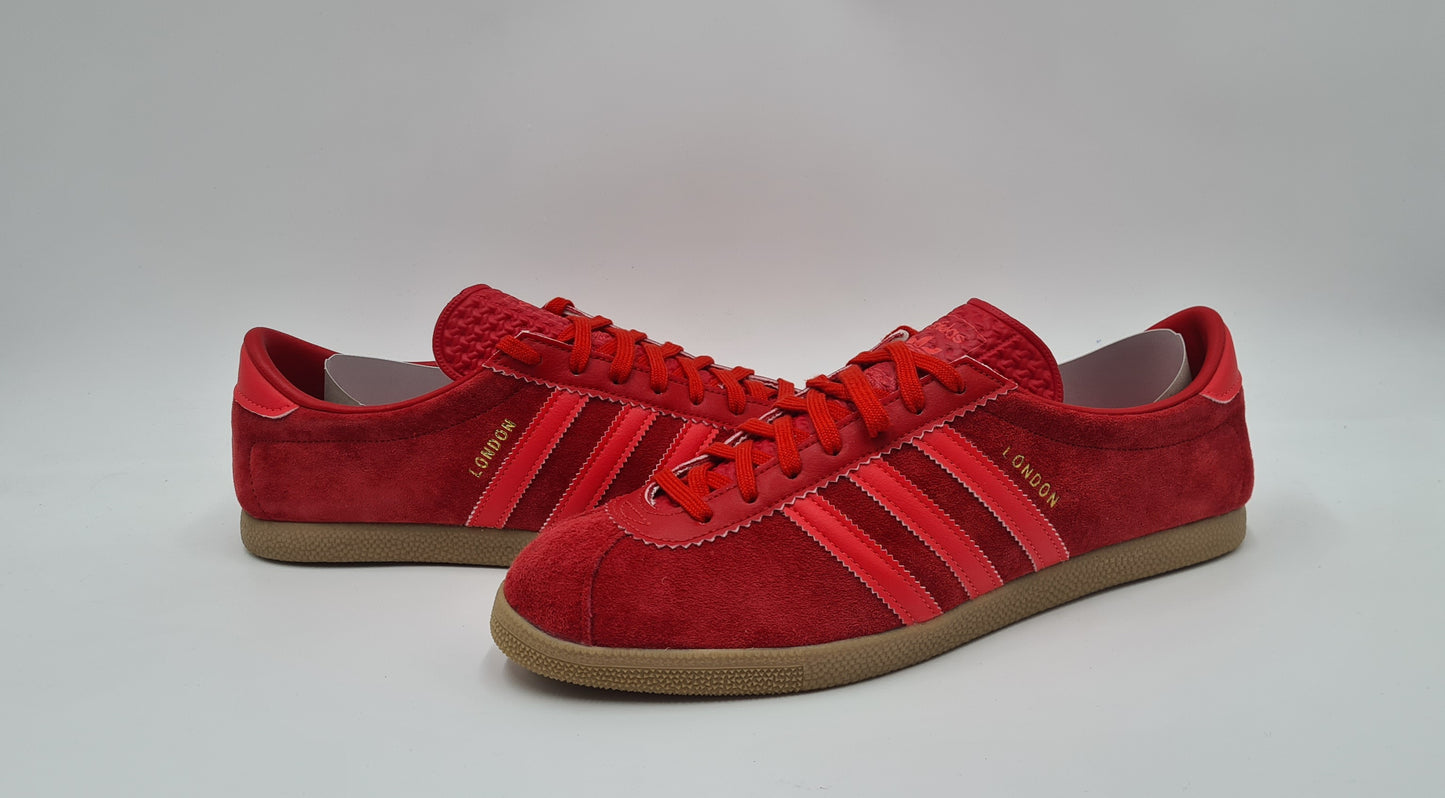 *NEU* 2010 Adidas London Retro 'Poppy Red' Gr. UK 10 / EUR 44 2/3