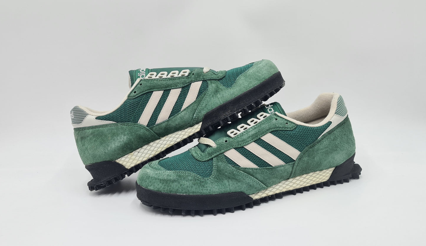 *NEU* Vintage 1991 Adidas Marathon TR 2 Grün UK 10 / EUR 44 2/3