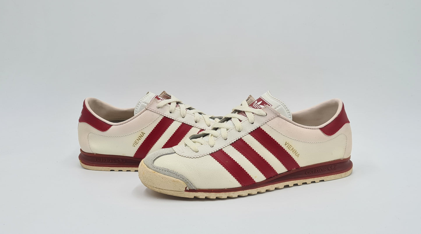 *WIE NEU* Vintage 1980er Adidas Vienna West Germany UK 6 / EUR 39 1/3