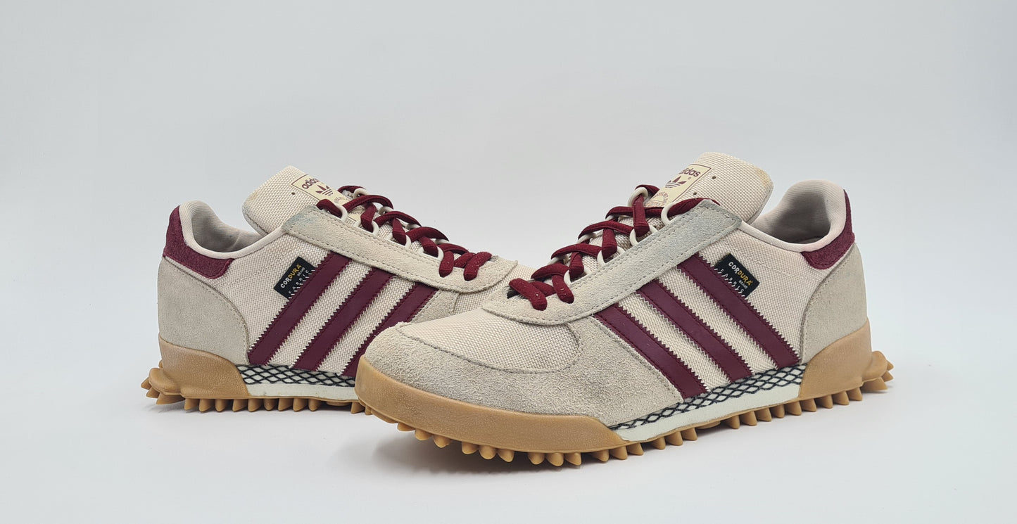 *VGC* 2023 Adidas Marathon TR Cordura Beige / Red UK 9 / EUR 43 1/3