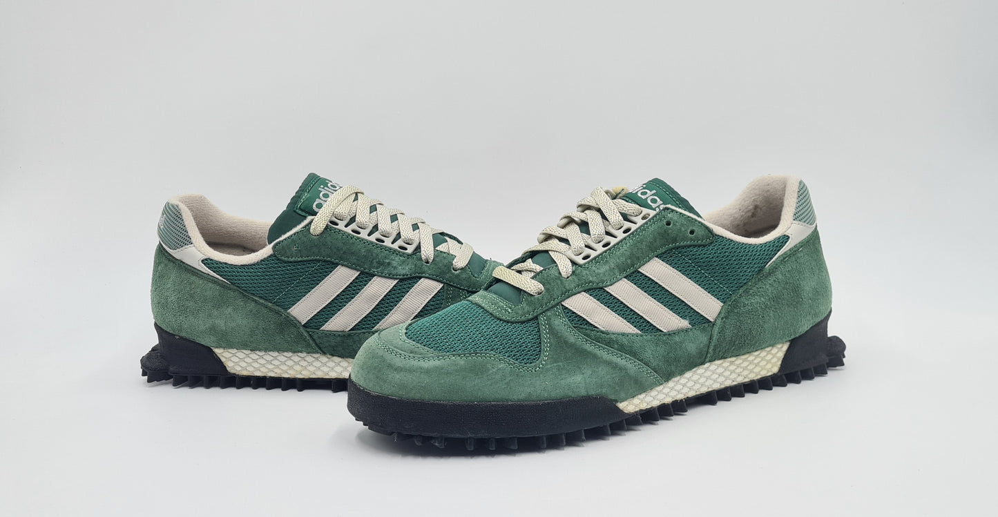 *NEU* Vintage 1991 Adidas Marathon TR 2 Grün UK 10,5 / EUR 45 1/3