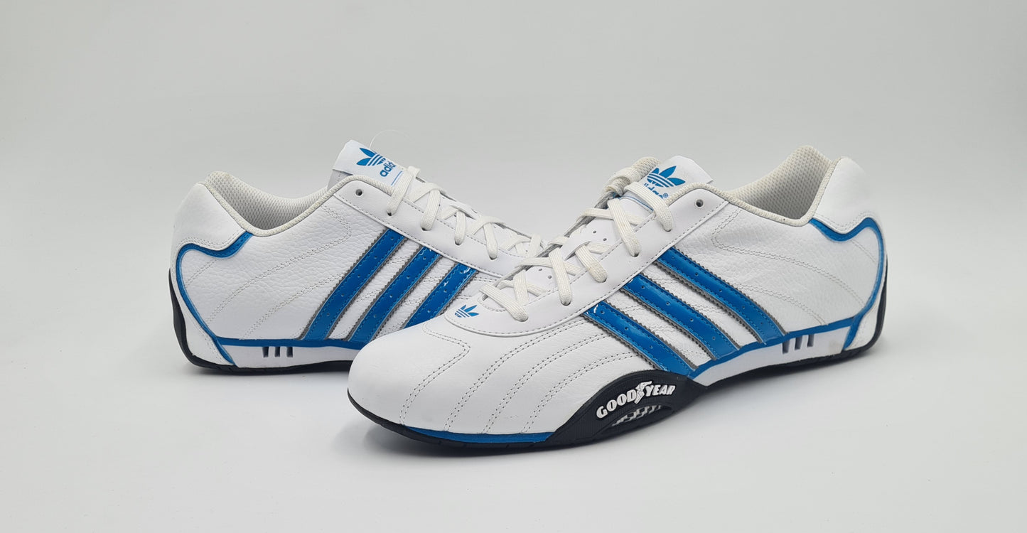 *NEU* 2014 Adidas Adi Racer Low Good Year Weiß Blau Gr. UK 10,5 / EUR 45 1/3